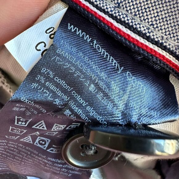 Tommy Hilfiger Men TH Flex Stretch Custom-Fit Chino Pant Navy 36X30 #78C2340 nwt - Picture 3 of 6